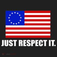 Betsy Ross Flag Just Respect It Women's Sweatshirt thumb 2