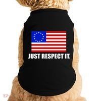 Betsy Ross Flag Just Respect It Doggie Tank thumb 0