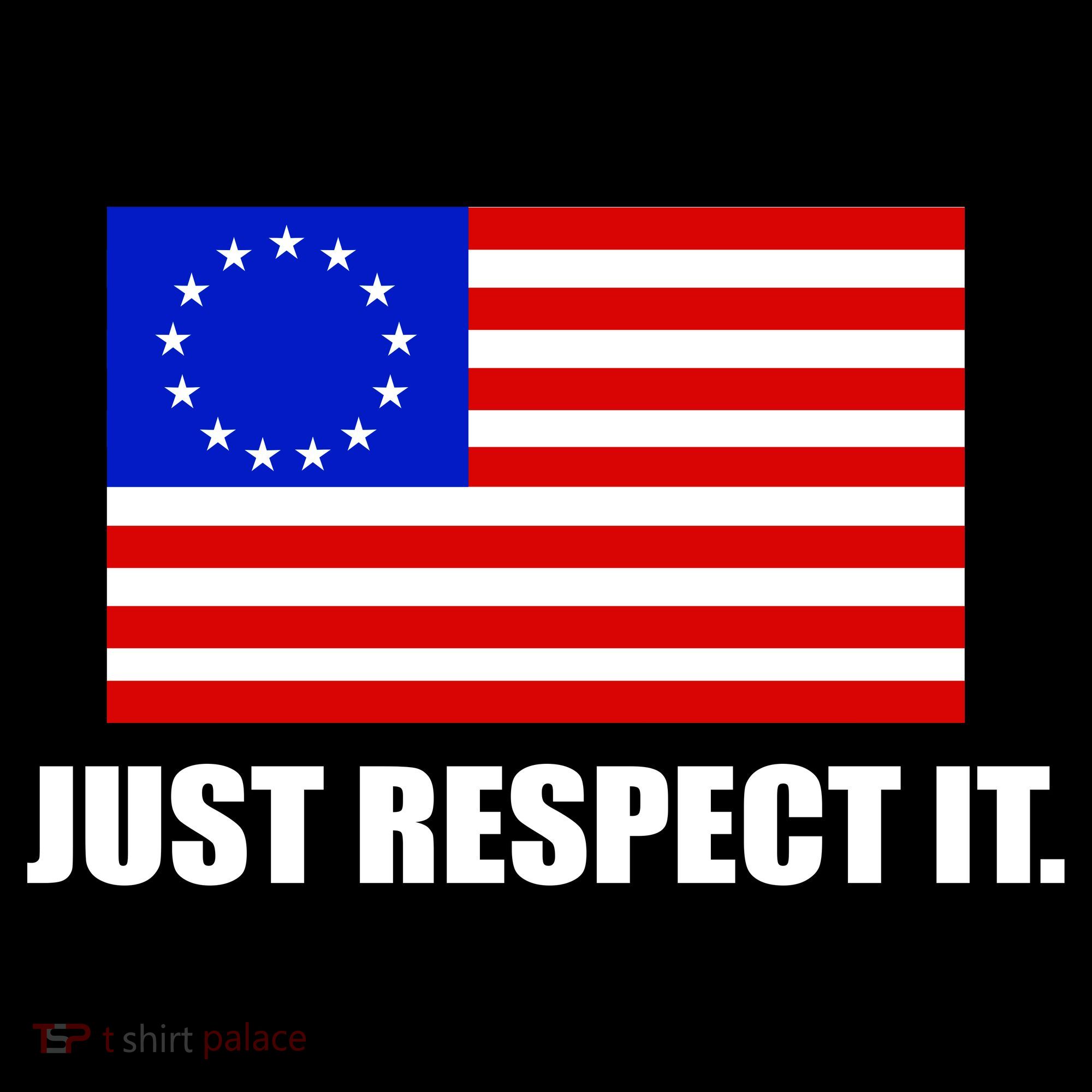 Betsy Ross Flag Just Respect It Doggie Tank
