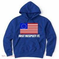 Betsy Ross Flag Just Respect It Hoodie thumb 0