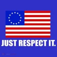 Betsy Ross Flag Just Respect It Women's Long Sleeve Shirt thumb 2