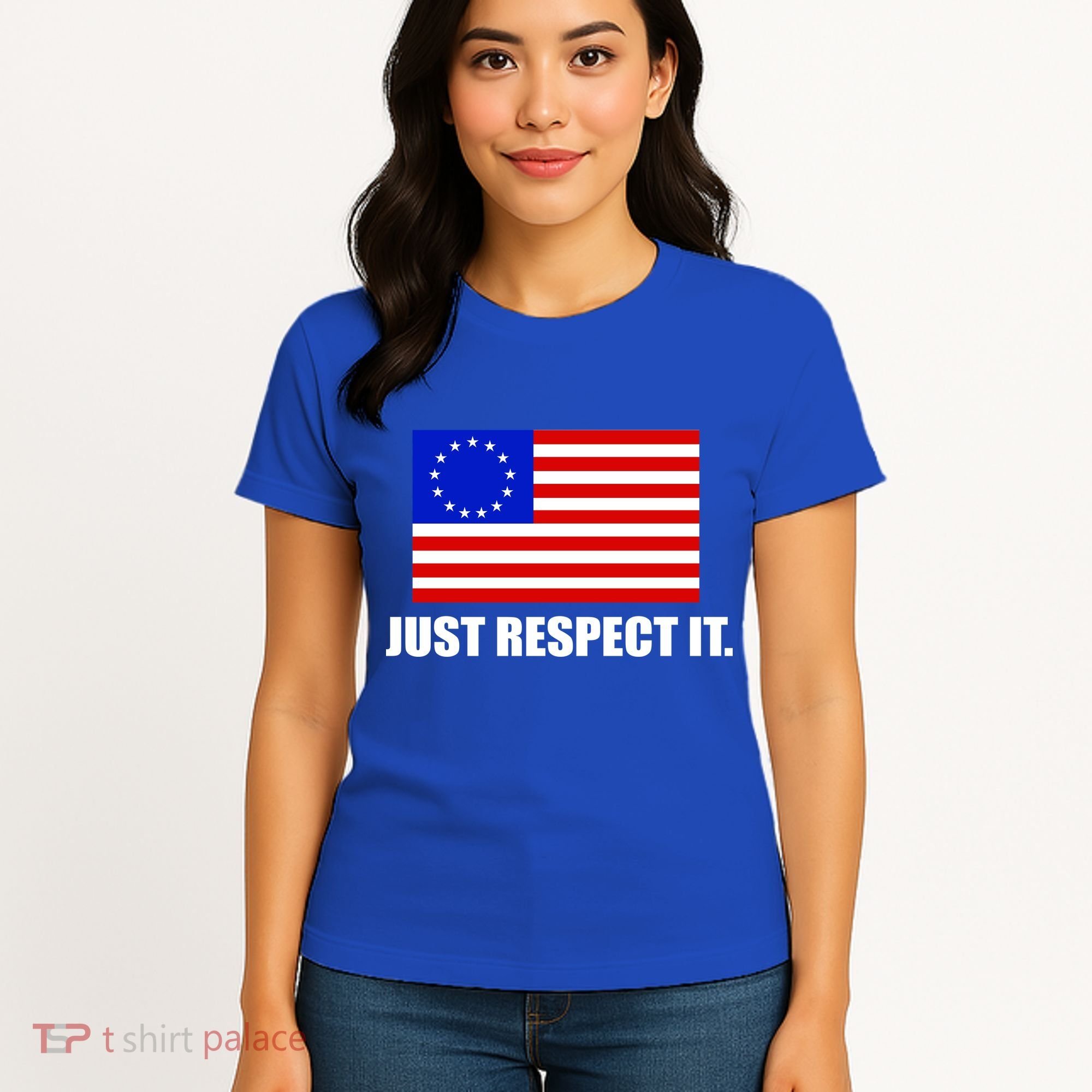 Betsy Ross Flag Just Respect It Women's T-Shirt