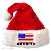 Betsy Ross Flag Just Respect It Santa Hat thumb 0