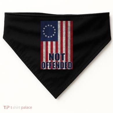 Betsy Ross Flag Not Offended 13 Stars For Protesters USA-Made Doggie Bandana