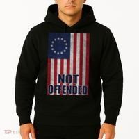 Betsy Ross Flag Not Offended 13 Stars For Protesters Hoodie thumb 2
