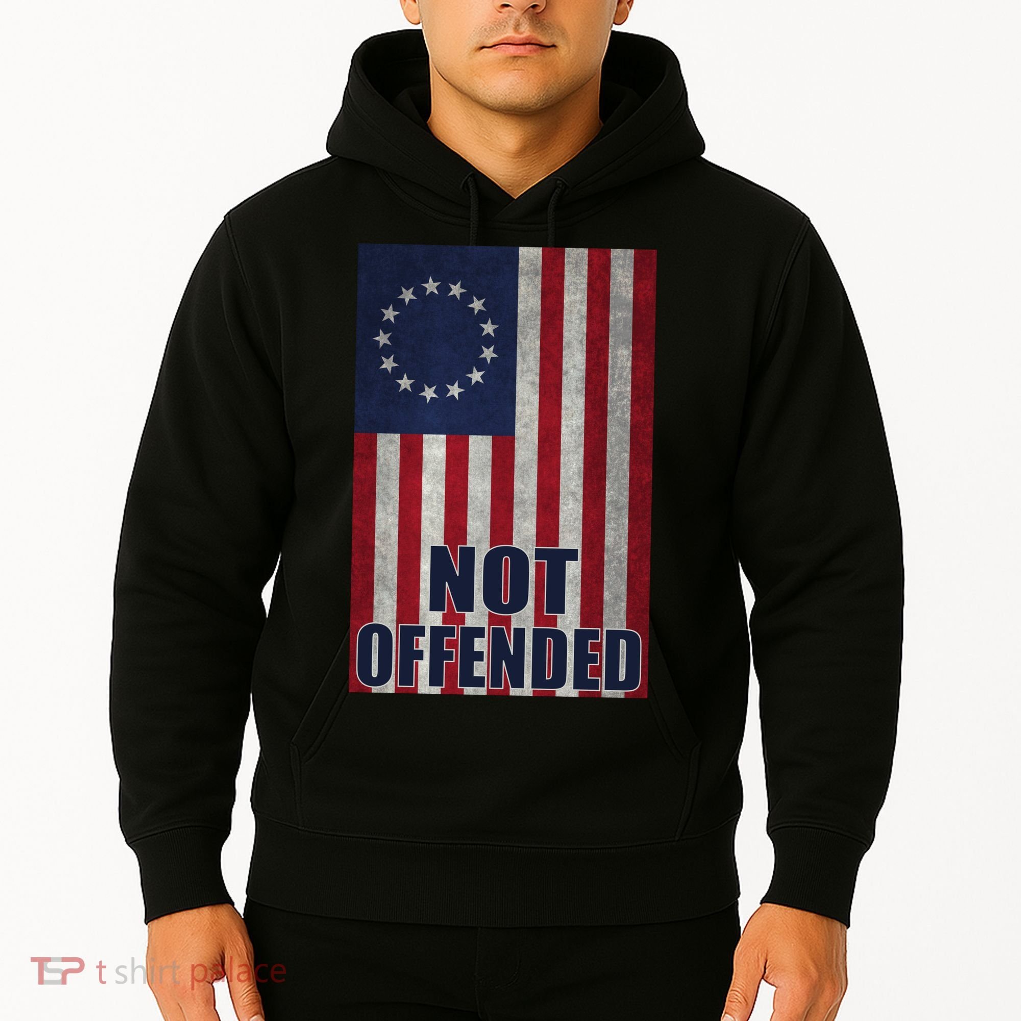 Betsy Ross Flag Not Offended 13 Stars For Protesters Hoodie
