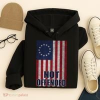 Betsy Ross Flag Not Offended 13 Stars For Protesters Hoodie thumb 4