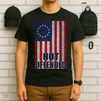 Betsy Ross Flag Not Offended 13 Stars For Protesters T-Shirt thumb 6
