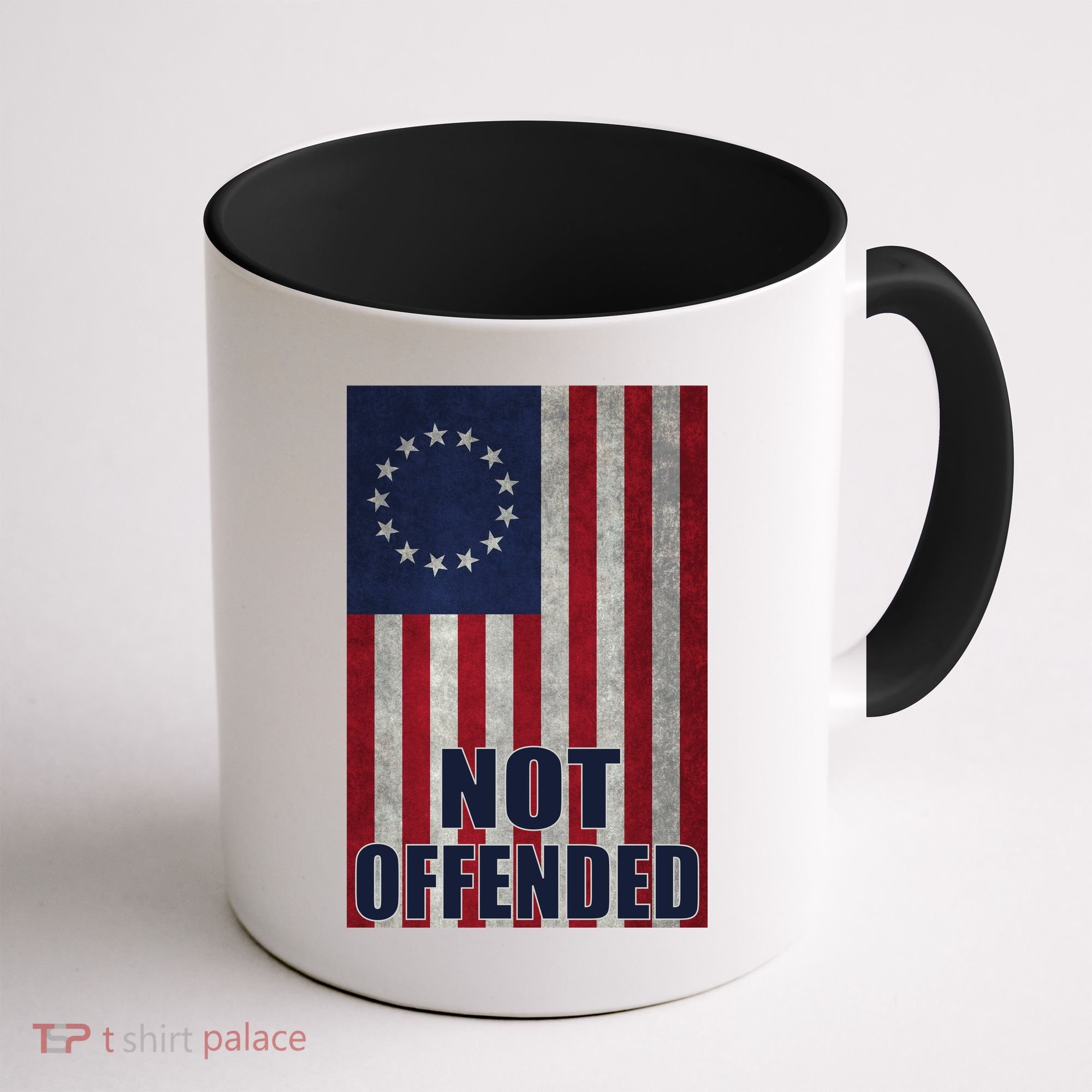 Betsy Ross Flag Not Offended 13 Stars For Protesters Coffee Mug