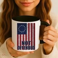 Betsy Ross Flag Not Offended 13 Stars For Protesters Coffee Mug thumb 3
