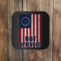 Betsy Ross Flag Not Offended 13 Stars For Protesters Coaster thumb 0