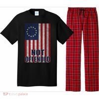 Betsy Ross Flag Not Offended 13 Stars For Protesters Pajama Set thumb 0