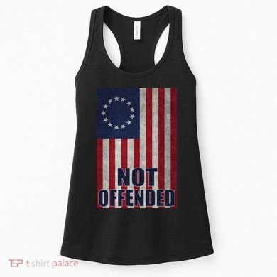 Betsy Ross Flag Not Offended 13 Stars For Protesters Women's Tank Top