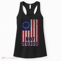 Betsy Ross Flag Not Offended 13 Stars For Protesters Women's Tank Top thumb 0