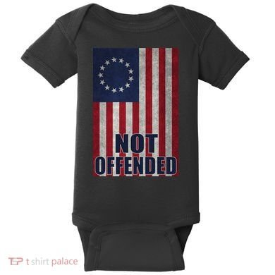 Betsy Ross Flag Not Offended 13 Stars For Protesters Baby Bodysuit