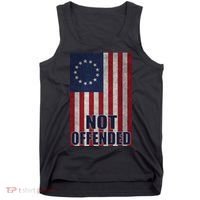 Betsy Ross Flag Not Offended 13 Stars For Protesters Tank Top thumb 0