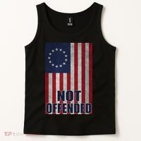 Betsy Ross Flag Not Offended 13 Stars For Protesters Tank Top thumb 2