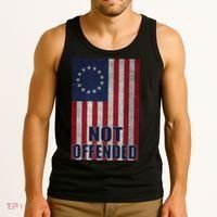 Betsy Ross Flag Not Offended 13 Stars For Protesters Tank Top thumb 3