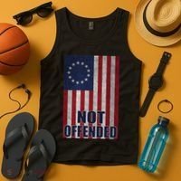 Betsy Ross Flag Not Offended 13 Stars For Protesters Tank Top thumb 4