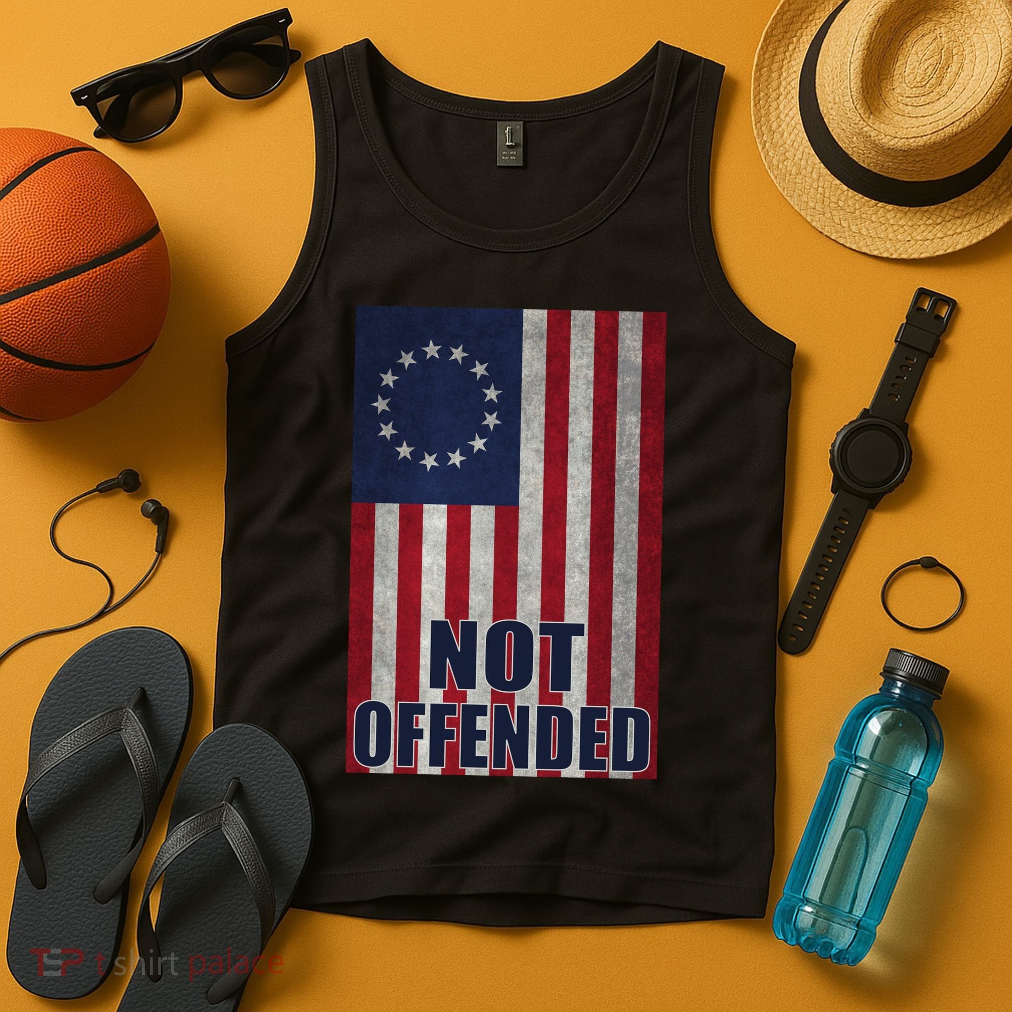 Betsy Ross Flag Not Offended 13 Stars For Protesters Tank Top