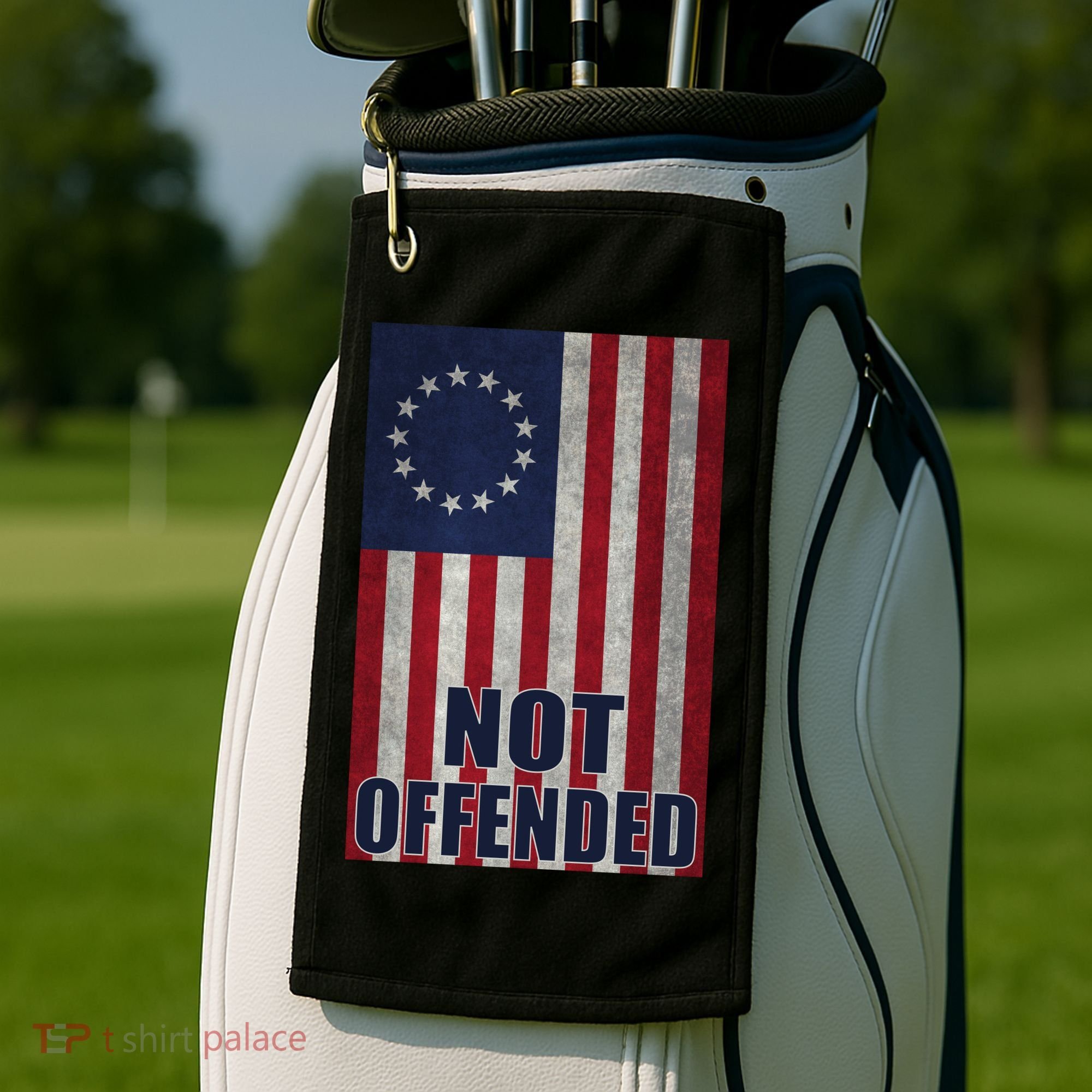 Betsy Ross Flag Not Offended 13 Stars For Protesters Golf Towel
