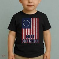 Betsy Ross Flag Not Offended 13 Stars For Protesters Toddler T-Shirt thumb 2