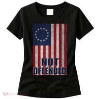 Betsy Ross Flag Not Offended 13 Stars For Protesters Women's T-Shirt thumb 0