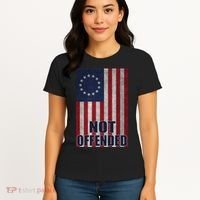 Betsy Ross Flag Not Offended 13 Stars For Protesters Women's T-Shirt thumb 4
