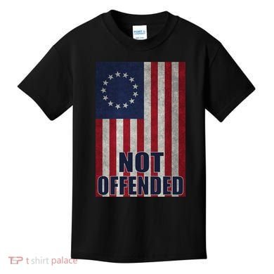 Betsy Ross Flag Not Offended 13 Stars For Protesters Kids T-Shirt