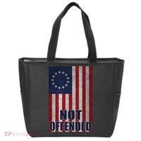 Betsy Ross Flag Not Offended 13 Stars For Protesters Tote Bag thumb 0