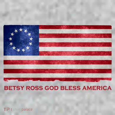 Betsy Ross God Bless America The Baniff Cuffed Pom Beanie