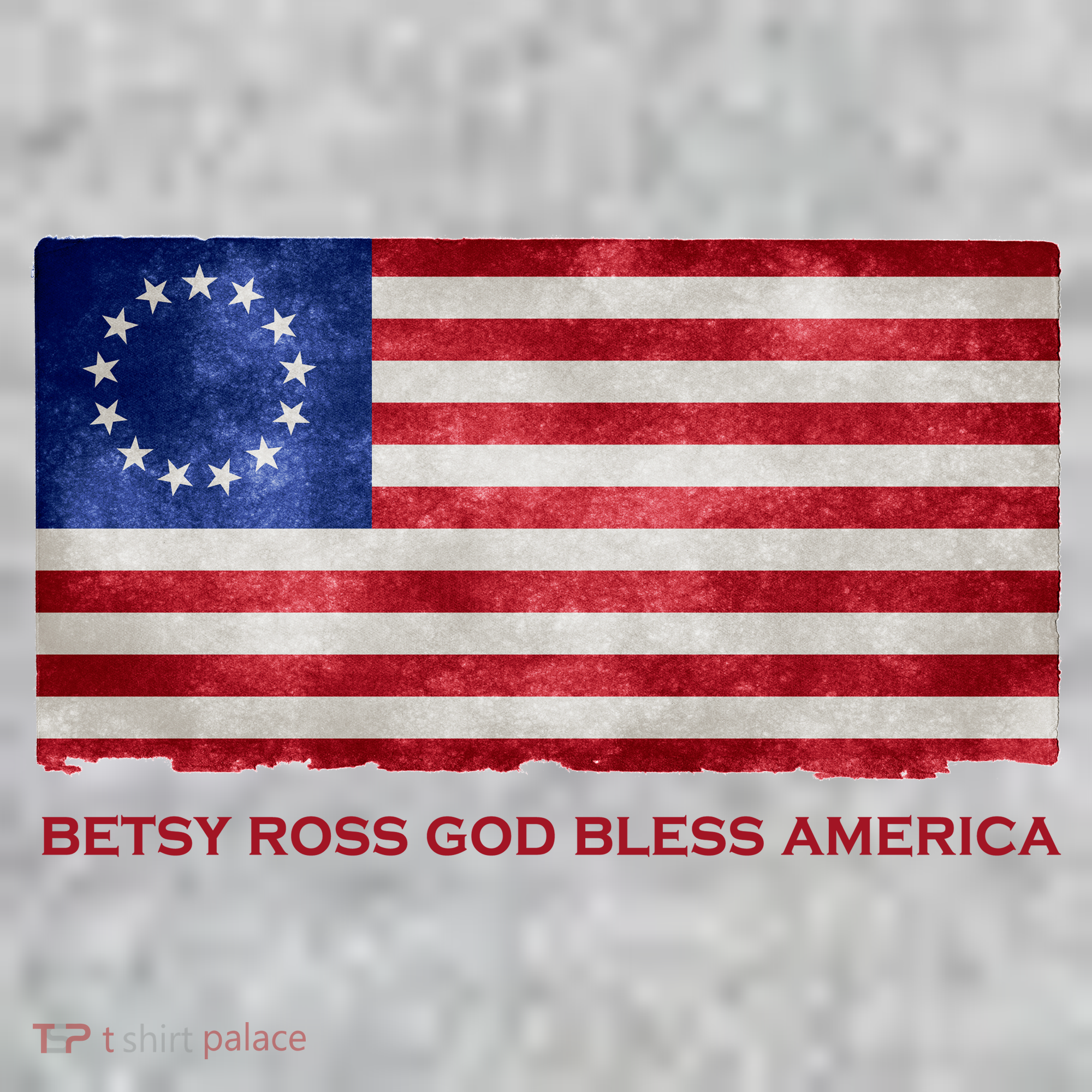 Betsy Ross God Bless America The Baniff Cuffed Pom Beanie