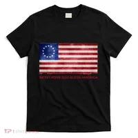 Betsy Ross God Bless America T-Shirt thumb 0