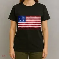 Betsy Ross God Bless America T-Shirt thumb 4