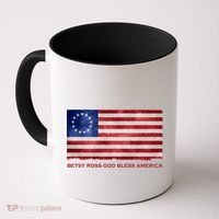 Betsy Ross God Bless America Coffee Mug thumb 0