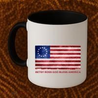 Betsy Ross God Bless America Coffee Mug thumb 2