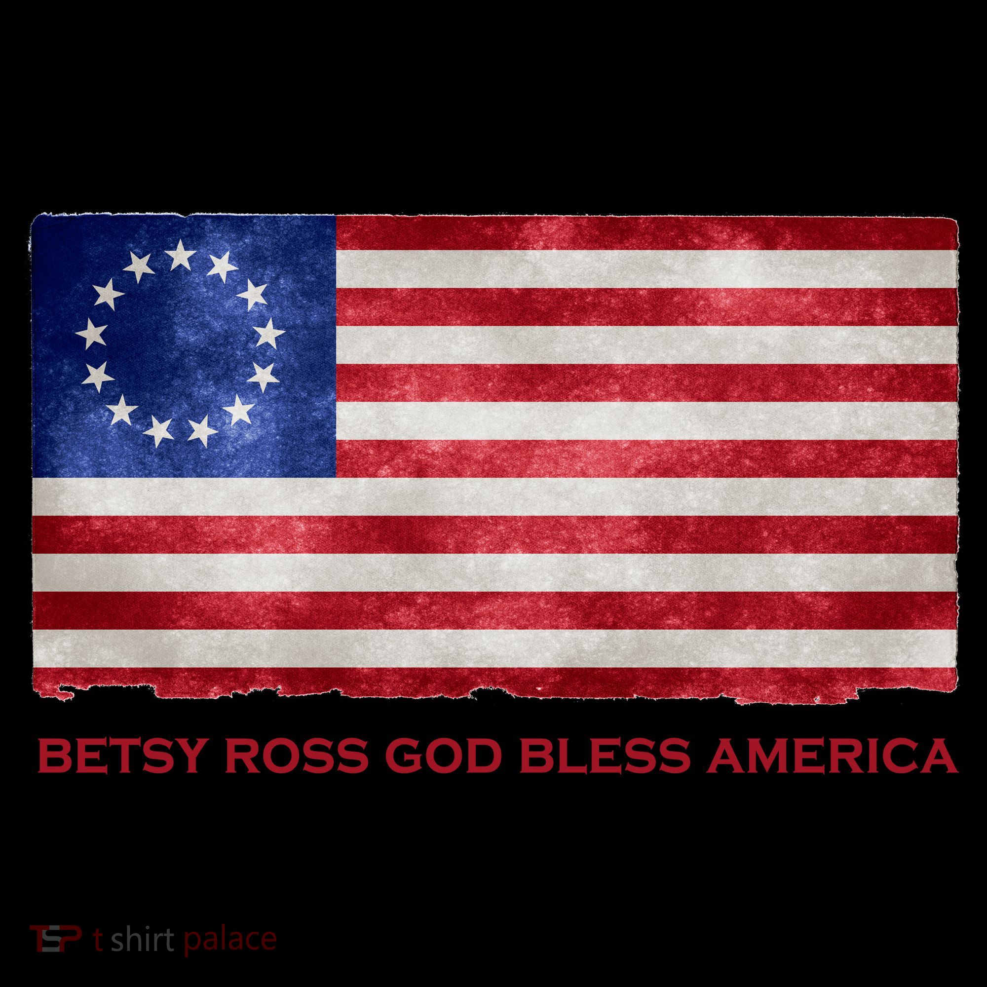 Betsy Ross God Bless America Women's Hoodie
