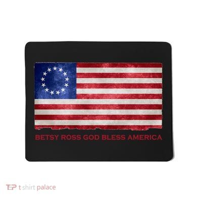 Betsy Ross God Bless America Mousepad