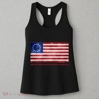 Betsy Ross God Bless America Women's Tank Top thumb 3