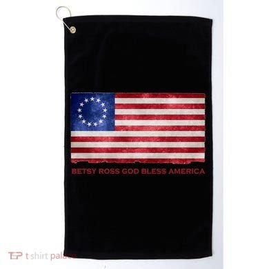Betsy Ross God Bless America Golf Towel