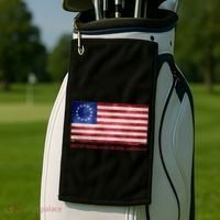 Betsy Ross God Bless America Golf Towel thumb 2
