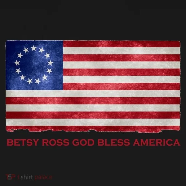 Betsy Ross God Bless America Women's T-Shirt