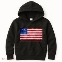 Betsy Ross God Bless America Kids Hoodie thumb 0