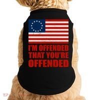 Betsy Ross I'm Offended That You're Offended Doggie Tank thumb 0