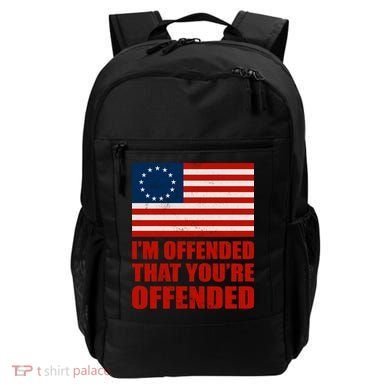 Betsy Ross I'm Offended That You're Offended Backpack