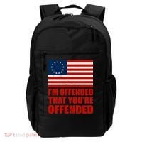Betsy Ross I'm Offended That You're Offended Backpack thumb 0