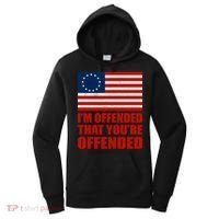 Betsy Ross I'm Offended That You're Offended Women's Hoodie thumb 0
