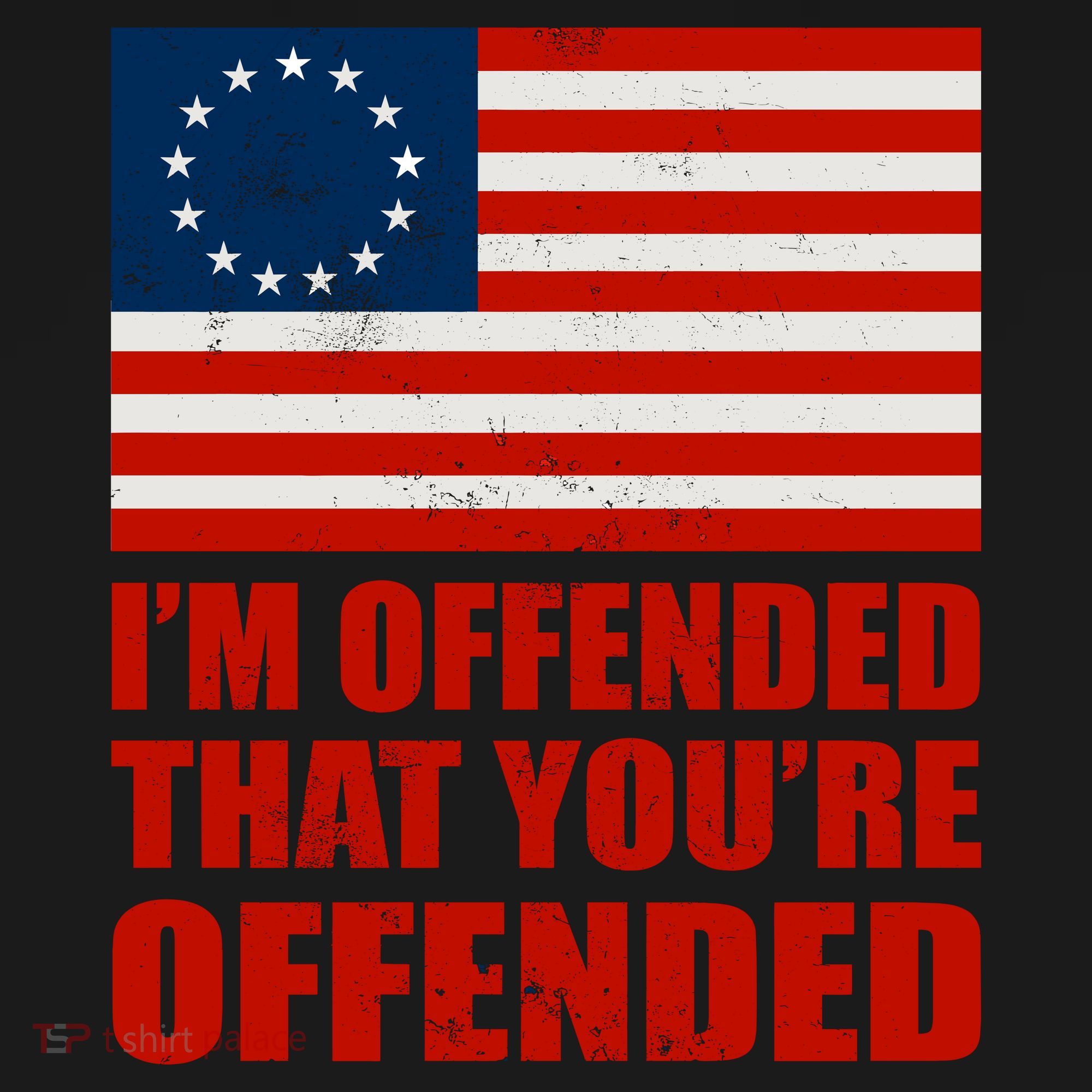 Betsy Ross I'm Offended That You're Offended Ornament