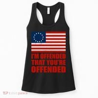 Betsy Ross I'm Offended That You're Offended Women's Tank Top thumb 0