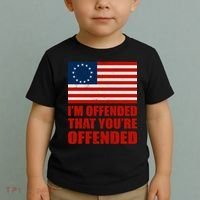 Betsy Ross I'm Offended That You're Offended Toddler T-Shirt thumb 2
